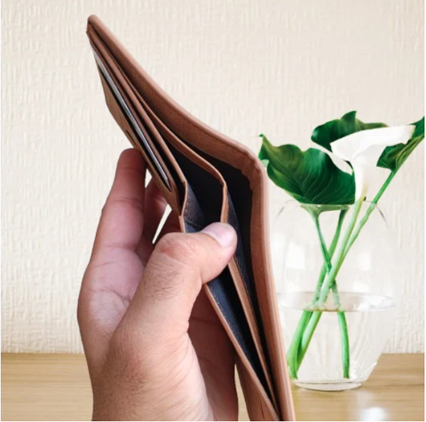 PU Leather Horizontal Short Wallet Cardholder for Men