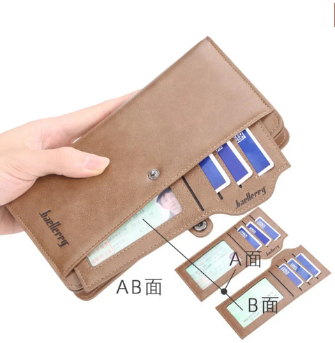 Baellery Long with Extra Cardholder Wallet Purse for Unisex