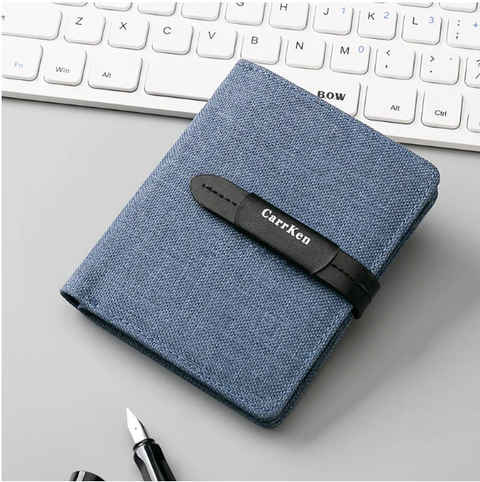 CarrKen Brand Slim Nylon Cloth Wallet and Multicardholder for Men