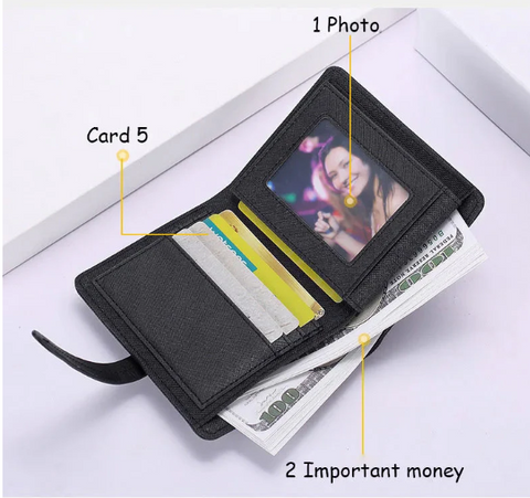 CarrKen Brand Slim Nylon Cloth Wallet and Multicardholder for Men