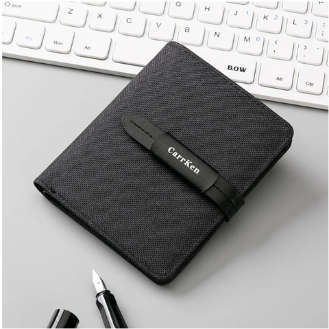 CarrKen Brand Slim Nylon Cloth Wallet and Multicardholder for Men
