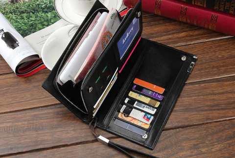 Baellery Long Mobile, Money and Cardholder Wallet for Men & Women