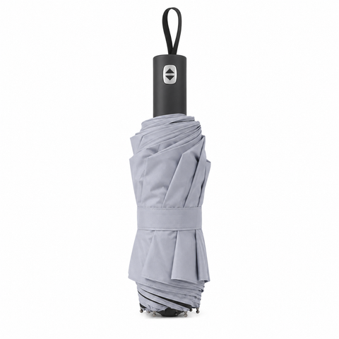 Premium Automatic Foldable Umbrella – Grey Compact Rain & Sun Protection Umbrella
